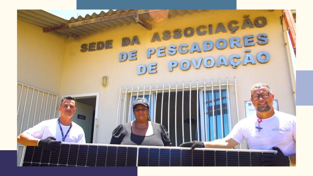 Linhares Gera O Apoia Comunidade Pesqueira Luz Solar E Itens De